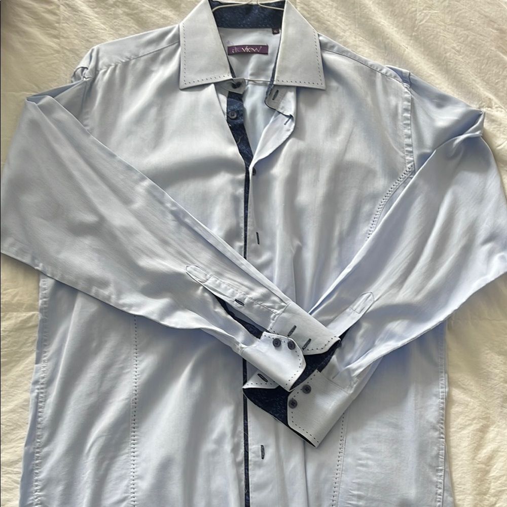Men's Light Blue Dress Shirt